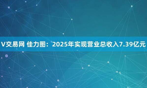V交易网 佳力图：2025年实现营业总收入7.39亿元